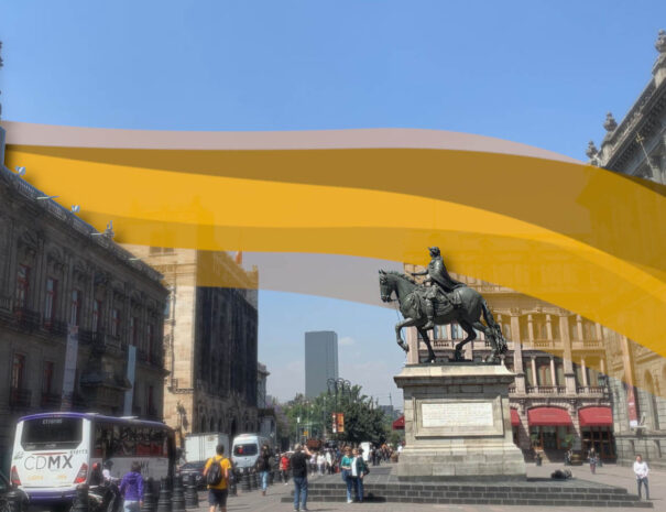 Paseo en el centro ciudad de mexico